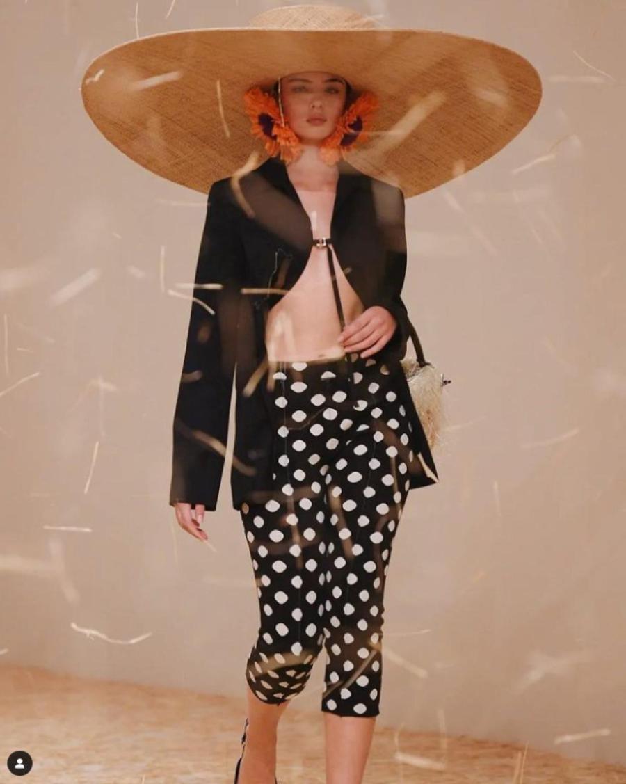Дева Кассель на показе Jacquemus Дева Кассель на показе Jacquemus