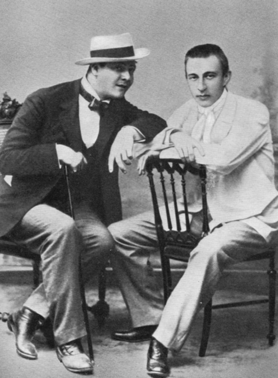 Федор Шаляпин и Сергей Рахманинов. Федор Шаляпин и Сергей Рахманинов.