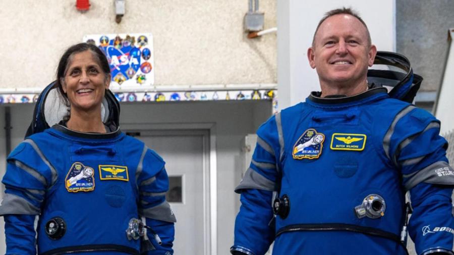 К полету готовятся астронавты Суни Уильямс и Бутч Уилмор. (фото NASA) К полету готовятся астронавты Суни Уильямс и Бутч Уилмор. (фото NASA)