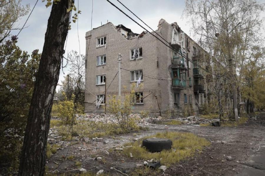 Разрушения в Часовом Яре повсюду. Разрушения в Часовом Яре повсюду.